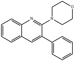 2-MORPHOLINO-3-PHENYLQUINOLINE 结构式