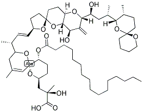 7-O-棕榈酰冈田酸 结构式
