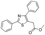 2,4-二苯基5-基 噻唑乙酸甲酯 结构式