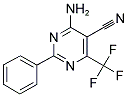 4-AMINO-2-PHENYL-6-(TRIFLUOROMETHYL)PYRIMIDINE-5-CARBONITRILE 结构式