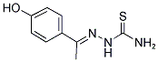 (1E)-1-(4-Hydroxyphenyl)ethan-1-one thiosemicarbazone 结构式
