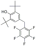 2,6-DI-TERT-BUTYL-4-PENTAFLUOROPHENYLMETHYL-PHENOL 结构式