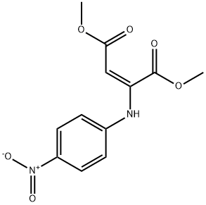 DIMETHYL (E)-2-(4-NITROANILINO)-2-BUTENEDIOATE 结构式