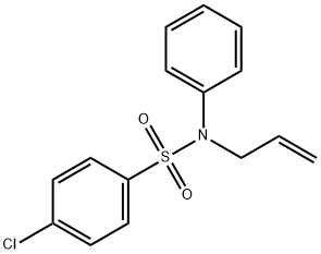 N-烯丙基对氯苯磺酰苯胺 结构式