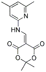 5-(((4,6-DIMETHYL(2-PYRIDYL))AMINO)METHYLENE)-2,2-DIMETHYL-1,3-DIOXANE-4,6-DIONE 结构式