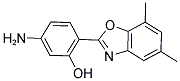 5-AMINO-2-(5,7-DIMETHYL-1,3-BENZOXAZOL-2-YL)PHENOL 结构式