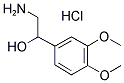 2-HYDROXY-2-(3,4-DIMETHOXYPHENYL)ETHYLAMINE HYDROCHLORIDE 结构式