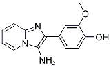 4-(3-AMINOIMIDAZO[1,2-A]PYRIDIN-2-YL)-2-METHOXYPHENOL 结构式