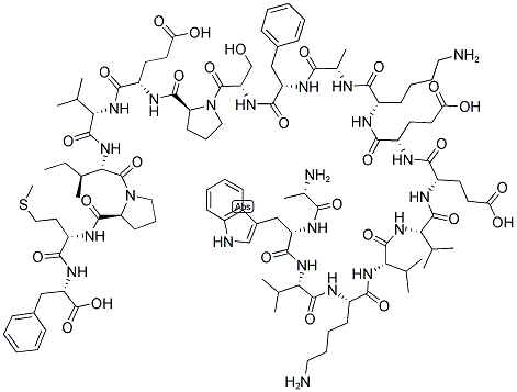 ALA-TRP-VAL-LYS-VAL-VAL-GLU-GLU-LYS-ALA-PHE-SER-PRO-GLU-VAL-ILE-PRO-MET-PHE 结构式