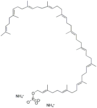 十一异戊烯醇单磷酸二铵盐 结构式