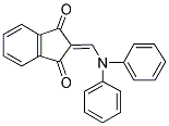 2-((DIPHENYLAMINO)METHYLENE)INDANE-1,3-DIONE 结构式