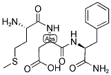 H-MET-ASP-PHE-NH2 结构式