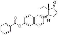 D-1,3,5(10), 6,8-ESTRAPENTAEN-3-OL-17-ONE BENZOATE 结构式