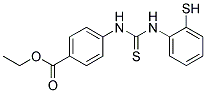 ETHYL 4-([(2-MERCAPTOANILINO)CARBOTHIOYL]AMINO)BENZOATE 结构式