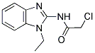 2-CHLORO-N-(1-ETHYL-1H-BENZIMIDAZOL-2-YL)ACETAMIDE 结构式
