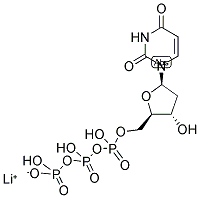 2'-DEOXYURIDINE-5'-TRIPHOSPHATE LITHIUM SALT 结构式