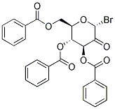 4-(BENZOYLOXY)-2-[(BENZOYLOXY)METHYL]-6-BROMO-5-OXOTETRAHYDRO-2H-PYRAN-3-YL BENZOATE 结构式