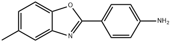 4-(5-甲基苯并恶唑-2-基)苯基胺 结构式