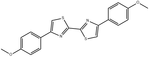 4-(4-METHOXYPHENYL)-5'-(3-METHOXYPHENYL)-[2,2']BISTHIAZOLE 结构式