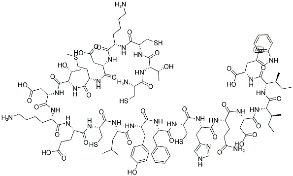 CYS-THR-CYS-LYS-ASP-MET-THR-ASP-LYS-GLU-CYS-LEU-TYR-PHE-CYS-HIS-GLN-ASP-ILE-ILE-TRP 结构式