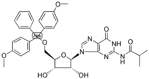 5'-DMT-RIBO GUANOSINE (N-IBU) 结构式