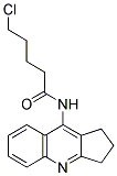 5-CHLORO-N-(2,3-DIHYDRO-1H-CYCLOPENTA[B]QUINOLIN-9-YL)PENTANAMIDE 结构式