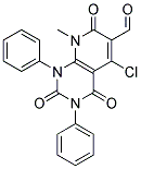 5-CHLORO-8-METHYL-2,4,7-TRIOXO-1,3-DIPHENYL-1,2,3,4,7,8-HEXAHYDROPYRIDO[2,3-D]PYRIMIDINE-6-CARBOXALDEHYDE 结构式