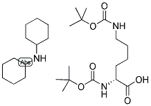 BOC-D-LYS(BOC)-OH.DCHA 结构式