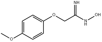 1-(HYDROXYIMINO)-2-(4-METHOXYPHENOXY)ETHYLAMINE 结构式