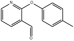 2-(4-甲基苯氧基)吡啶-3-醛 结构式