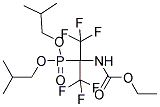 DIISOBUTYL [1-[(ETHOXYCARBONYL)AMINO]-2,2,2-TRIFLUORO-1-(TRIFLUOROMETHYL)ETHYL]PHOSPHONATE 结构式