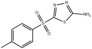 2-AMINO-5-(4-METHYLPHENYL)-1,3,4-THIADIAZOLE 结构式