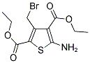 DIETHYL 5-AMINO-3-(BROMOMETHYL)THIOPHENE-2,4-DICARBOXYLATE 结构式