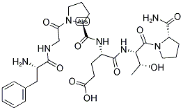 L-PHE-GLY-PRO-GLU-THR-PRO NH2 结构式