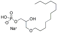 DODECYL-PHOSPHO-RAC-GLYCEROL SODIUM SALT 结构式