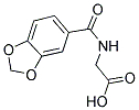 [(1,3-BENZODIOXOL-5-YLCARBONYL)AMINO]ACETIC ACID 结构式