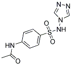 N-(4-[(4H-1,2,4-TRIAZOL-4-YLAMINO)SULFONYL]PHENYL)ACETAMIDE 结构式