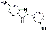 2-(3-AMINO-PHENYL)-1 H-BENZOIMIDAZOL-5-YLAMINE 结构式