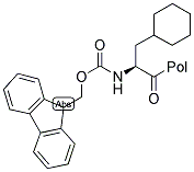 FMOC-BETA-CYCLOHEXYL-ALA-SASRIN(TM)-RESIN 结构式