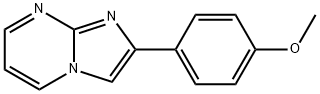 4-IMIDAZO[1,2-A]PYRIMIDIN-2-YLPHENYL METHYL ETHER 结构式