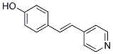 4-[(E)-2-PYRIDIN-4-YLVINYL]PHENOL 结构式