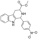 METHYL 1-(4-NITROPHENYL)-2,3,4,9-TETRAHYDRO-1H-BETA-CARBOLINE-3-CARBOXYLATE 结构式