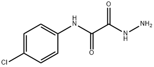 N-(4-氯苯基)-2-肼基-2-氧代-乙酰胺 结构式