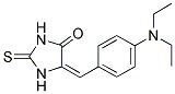 5-(4-DIETHYLAMINO-BENZYLIDENE)-2-THIOXO-IMIDAZOLIDIN-4-ONE 结构式