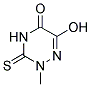 1,2,4-TRIAZINE-2-METHYL-6-HYDROXY-3-THIO-5-ONE 结构式