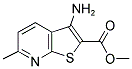 METHYL 3-AMINO-6-METHYLTHIOPHENO[2,3-B]PYRIDINE-2-CARBOXYLATE 结构式