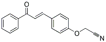 2-[4-(3-OXO-3-PHENYLPROP-1-ENYL)PHENOXY]ACETONITRILE 结构式