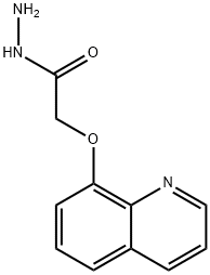 2-(QUINOLIN-8-YLOXY)ACETOHYDRAZIDE 结构式