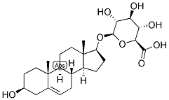 5-ANDROSTEN-3BETA,17BETA-DIOL-17BETA-(O->1BETA)-D-GLUCOPYRANOSIDURONIC ACID 结构式