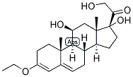 3,5-PREGNADIEN-3,11-BETA, 17,21-TETROL-20-ONE 3-ETHYL ETHER 结构式